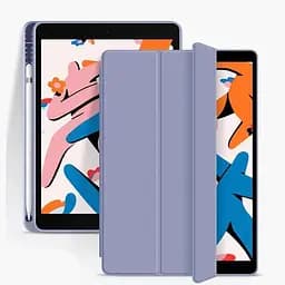 Чохол-книжка BeCover Tri Fold Soft TPU з кріпленням Apple Pencil для Apple iPad Air 11" M2/M3 2024/2025 Purple (711404) - мініатюра 6