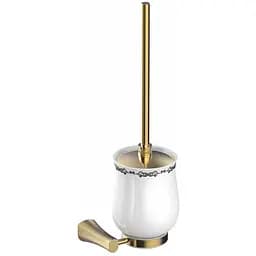 Ершик для туалета с настенным держателем Imprese Cuthna antiqua 150280, Бронза