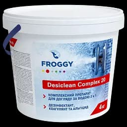 Комплексний препарат Froggy Desiclean Complex 4 кг у мультитаблетках для дезінфекції басейну