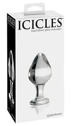 Анальна пробка Icicles No. 25 прозора