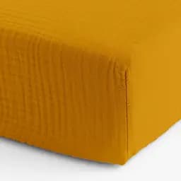 Комплект постільної білизни Cosas Orange CS1 Євро муслін шафран (Muslin_0017Orange_El180x30-0017Orange_200) - мініатюра 9