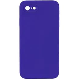 Чехол Epik Silicone Case Square Full Camera Protective AA NOLOGO для Apple iPhone 7/8/SE 2020 4.7 Фиолетовый/Ultra Violet