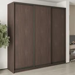 Шафа-купе тридверна MebelStar Уні BG 3ДСП 240x60x240 см Дуб рістрето (MBS-7732)