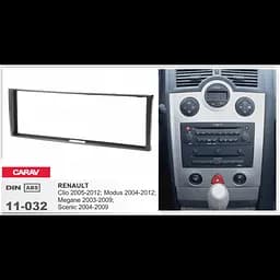 Перехідна рамка Renault Clio, Megane, Scenic, Modus Carav 11-032 - мініатюра 4