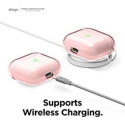 Чохол Elago Clear Case Lovely Pink для Airpods 3rd Gen рожевий (EAP3CL-HANG-LPK) - мініатюра 5