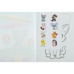 Розмальовка Zibi Baby Line Тварини з наліпками 8 сторінок (ZB.16000) - мініатюра 2