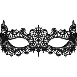 Кружевная маска Obsessive A701 mask, единственный размер, черная