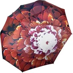 Женский складной зонтик полуавтомат The Best 97 см терракотовый