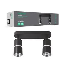 Спот Ardero ML312-2 BAMBOO під лампу чорний хром