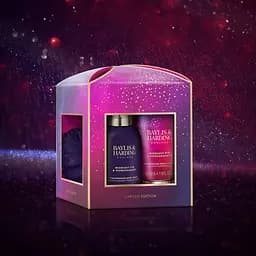 Подарунковий набір Baylis & Harding Midnight Fig & Pomegranate: Гель для душу, 100 мл + Лосьйон для тіла, 50 мл + Мочалка - мініатюра 3