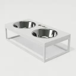 Hollky Base M — миски на підставці для середніх собак та великих котів (2 × 0,95 л) - мініатюра 6