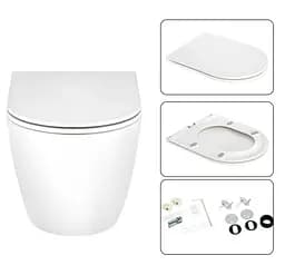 Набір Q-tap Nest 4 в 1 підвісний унітаз Scorpio Ultra Quiet 520x365x365 + комплект інсталяції QT1433053EUQW45166 - мініатюра 6