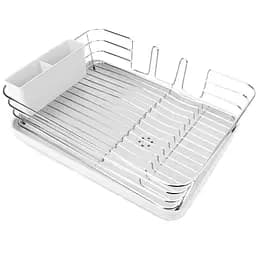 Сушилка для посуды МВМ My Home, с органайзером, белый (DR-02 WHITE)