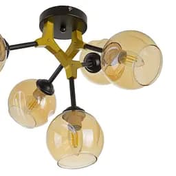 Люстра Brille молекула стельова E14 40W BK (BL-978C/5) - мініатюра 4