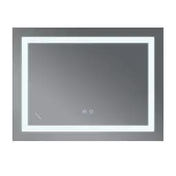 Дзеркало Mixxus Warm MR12-70x50-Reverse (LED Touch, антизапотівання, димер, регулювання яскравості) MI6670 - мініатюра 2