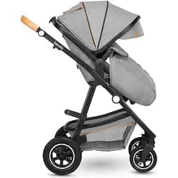 Коляска універсальна 3в1 Lionelo Amber Grey Stone, сіра (LO-AMBER GREY STONE (3in1)) - мініатюра 2
