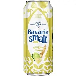 Напiй солодовий Баварiя iмбир лайм б/а з/б 0.33