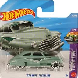 Базова машинка Hot Wheels Layin Low 47 Chevy Fleetlane світло-зелена (5785) JJJ16-N52