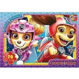 Дитячий пазл G-Toys Paw Patrol Щенячий патруль постер 70 елементів (PW0872)