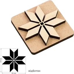 Штамп для вибійки Rosa Talent №5 Геометрія 6.5x6.5см