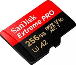 Карта пам'яті SanDisk microSDXC 256GB UHS-I Extreme Pro U3 V30 A2 + SD Adapter (SDSQXCD-256G-GN6MA) [100880] - мініатюра 4