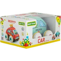Іграшка текстильна Baby Team Машинка Поліція (8420)											 - мініатюра 4