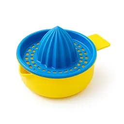 Соковыжималка ручная для цитрусовых 200 мл, Kitchette Желтый с голубым 87617