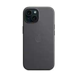 Чехол для Apple iPhone 15, FineWoven Case with MagSafe, черный, защитная накладка из материала FineWoven, противоударный, для iPhone, защита всего корпуса, поддержка беспроводной зарядки и MagSafe, (ARM71960) - мініатюра 7