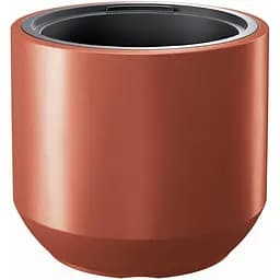 Горщик для квітів Prosperplast Heos з вкладишем 390 мм мідний (89076-7598)