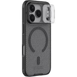 Карбонова накладка Nillkin CamShield Pro Magnetic для Apple iPhone 17 Pro (6.3) Transparent black
