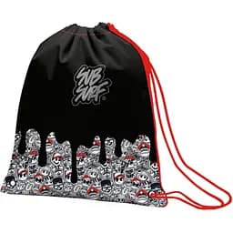 Сумка для обуви Yes SB-11 SubSurf Black and White черная (558782)