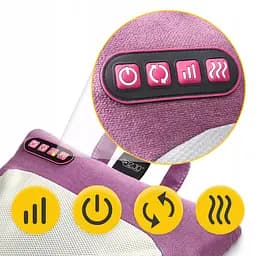 Подушка-масажер 4FIZJO Shiatsu Lite Violet (P-5905973404129) - мініатюра 5