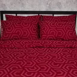 Набор наволочек Moon&Star Бязь Gold Люкс Burgundy Charm 40х40 см 2 шт