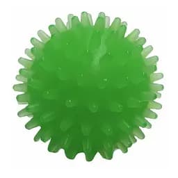 Игрушка для собак Fox Мяч с шипами, с ароматом ванили, 6 см, жзеленая