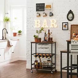 Стелаж Leobert Modern на колесах в стилі Loft - мініатюра 5
