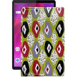 Чехол StatusCASE из экокожи для планшета Lenovo Tab K10 Камни-цветные