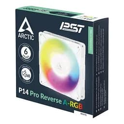Кулер до корпусу Arctic P14 PRO REVERSE A-RGB WHT (ACFAN00324A) - мініатюра 6