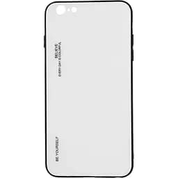 Чехол-накладка Toto Gradient Glass Case Apple iPhone 6 Plus/6S Plus White