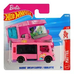 Базова машинка Hot Wheels Mattel Barbie Dream Camper рожева (5785) JJH96-N521
