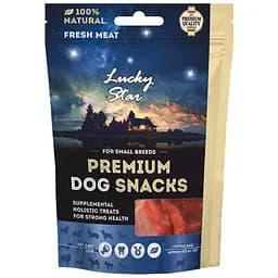 Ласощі для собак Lucky star В'ялене м'ясо качки з кролячим вухом 10 см 65 г