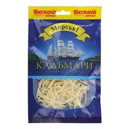 Кальмари Морські сушені солоні 50 г