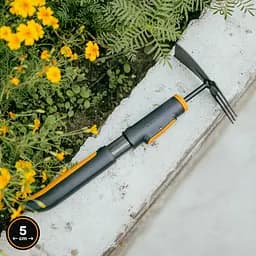Сапка ручна 2-в-1 Fiskars OneClick 5 см, 3 зуба (1080695) - мініатюра 4