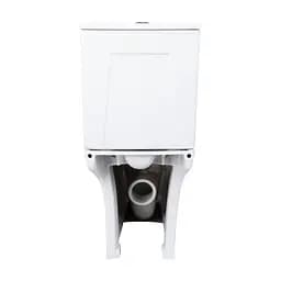 Унітаз-компакт Qtap Presto Quadro безободковий з сидінням Soft-close QT24221215AW, Білий - мініатюра 8