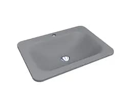 Умивальник Miraggio California mirastone gray 0000387, Сірий - мініатюра 2