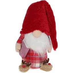 Мягкая игрушка BonaDi Гном с книгой и в тапочках 18х15х54 см (000265368)