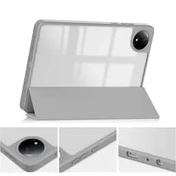Чохол-книжка BeCover Soft Edge TPU з кріпленням для стілусу для Xiaomi Redmi Pad SE 8.7" Gray Marble (712575) - мініатюра 4