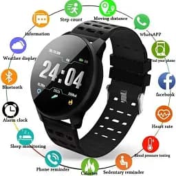 Фітнес-браслет 119PLUS Black (16100) - мініатюра 2