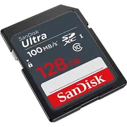 Карта пам'яті SanDisk 128GB SDXC class 10 UHS-1 (SDSDUNR-128G-GN3IN) - мініатюра 2