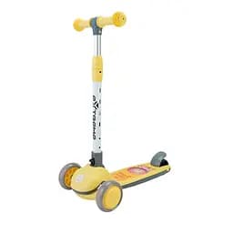 Дитячий самокат триколісний SC817Yellow з музикою та світлом