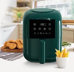 Аерофритюрниця безмасляна Maestro MR-755 Air Fryer Kitchen 3 л Зелена 1200 Вт - мініатюра 2